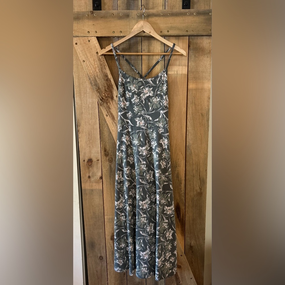 Pact Sage Green Dress